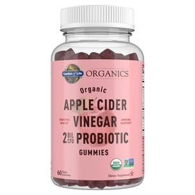 Garden of Life Gummies Probiotiques ACV 700mg, avant du pot