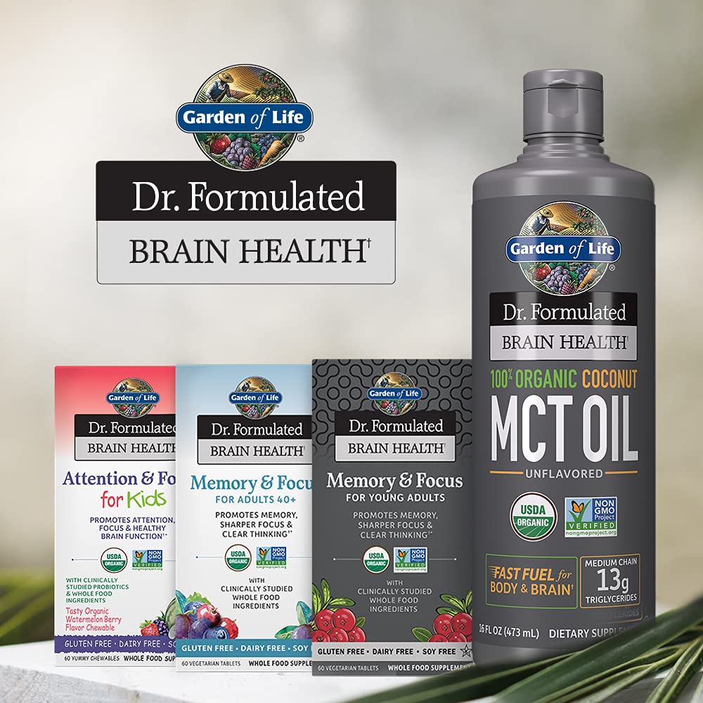 Garden of Life Huile MCT de Coco 100% Bio, ingrédients et certifications