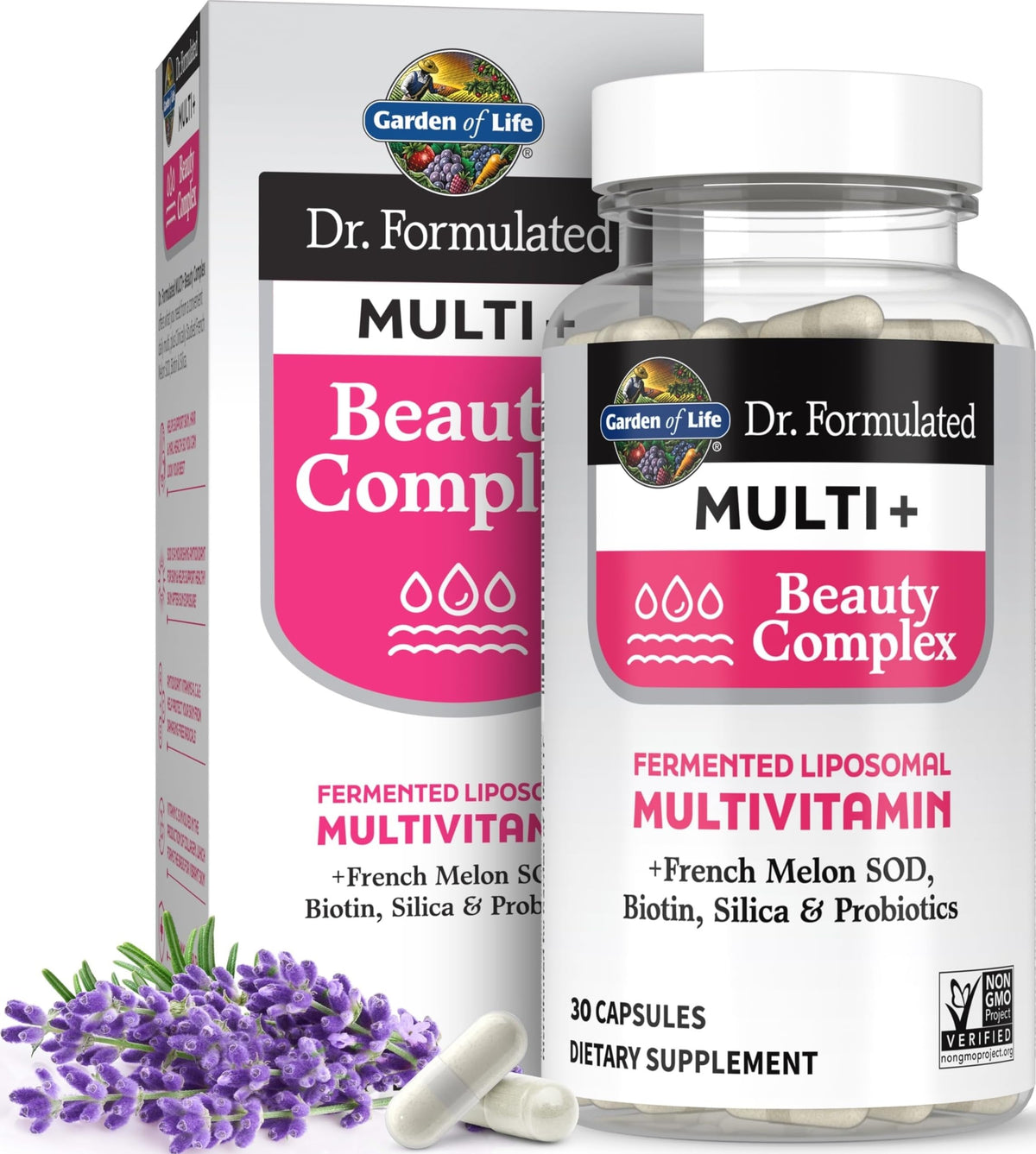 Garden of Life Multi+ Complex Beauté 30 Capsules vue avant