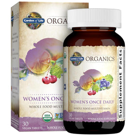 Garden of Life Multivitamine Bio pour Femmes - 30 comprimés en boîte