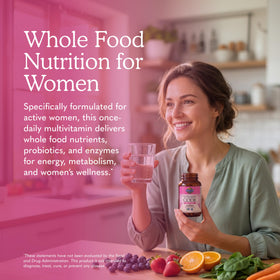 Garden of Life Multivitamine Femme 75 Capsules vue arrière