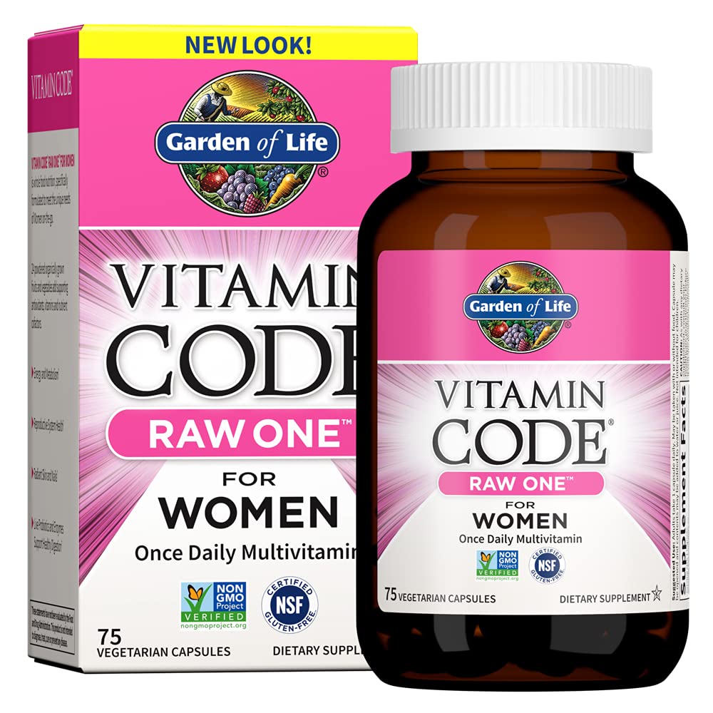 Garden of Life Multivitamine Femme 75 Capsules vue avant