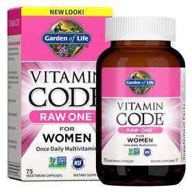 Garden of Life Multivitamine Femme 75 Capsules vue avant