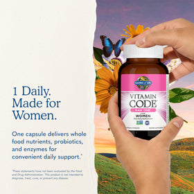 Garden of Life Multivitamine Femme avec fruits et légumes