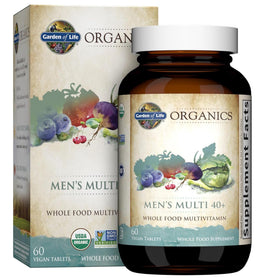 Garden of Life Multivitamine Homme 40+ 60 comprimés face avant
