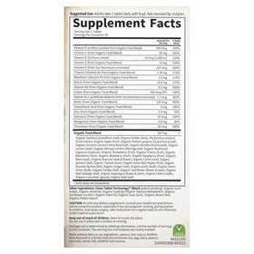 Garden of Life Multivitamine Homme Bio 30 comprimés, mise en scène sur un bureau