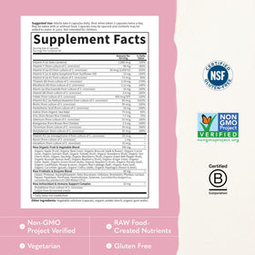 Garden of Life Multivitamines 50+ Femmes 240 Capsules côté