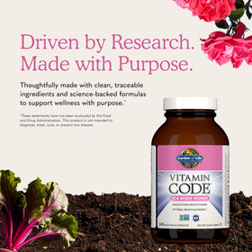 Garden of Life Multivitamines 50+ Femmes 240 Capsules dosage recommandé