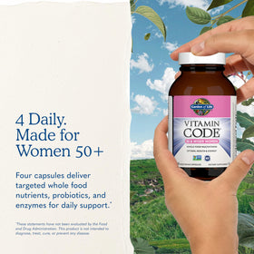 Garden of Life Multivitamines 50+ Femmes 240 Capsules en milieu naturel