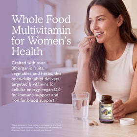 Garden of Life Multivitamines Bio Femmes 60 Tablettes côté