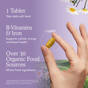 Garden of Life Multivitamines Bio Femmes 60 Tablettes dosage