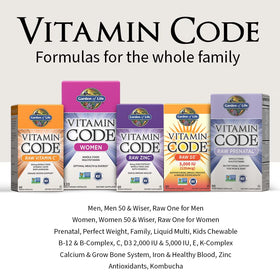 Garden of Life Multivitamines Familiales - capsules en main