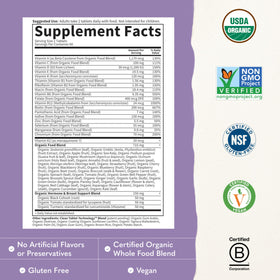 Garden of Life Multivitamines Femme 40+ ingrédients bio