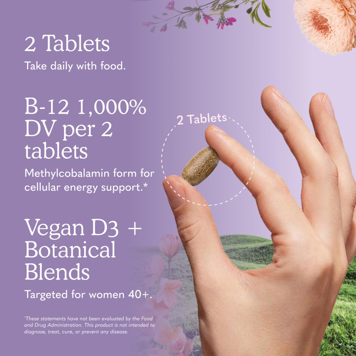 Garden of Life Multivitamines Femme 40+ vue de côté de la boîte