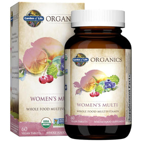 Garden of Life Multivitamines Femmes Bio 60 Comprimés vue de face