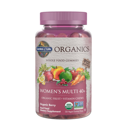 Garden of Life Multivitamines Gummy Femme 40+ bouteille avant vue