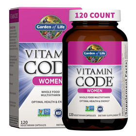 Garden of Life Multivitamines pour Femmes 120 Capsules Végétariennes - vue avant