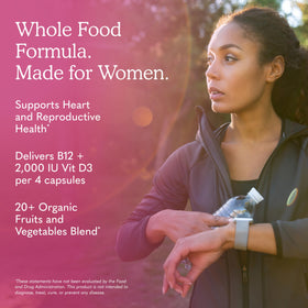 Garden of Life Multivitamines pour Femmes - vue latérale du produit