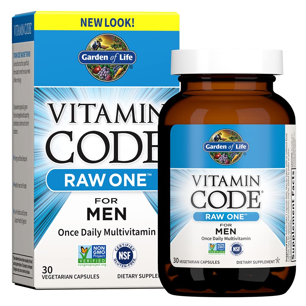 Garden of Life Multivitamines pour Hommes 30 capsules, emballage avant