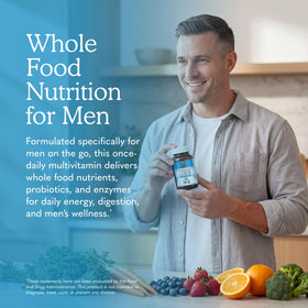 Garden of Life Multivitamines pour Hommes 75 Capsules - vue arrière