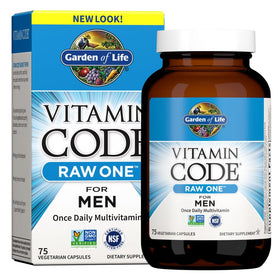 Garden of Life Multivitamines pour Hommes 75 Capsules - vue avant
