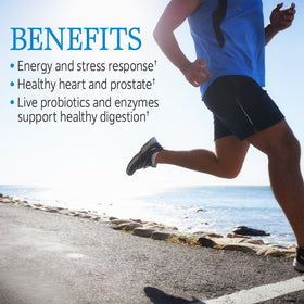 Garden of Life Multivitamines pour Hommes, capsules sur une table