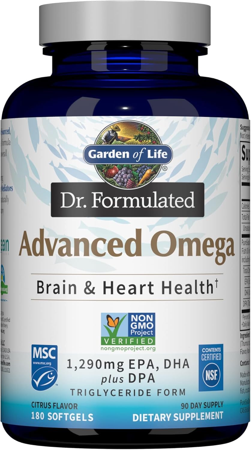 Garden of Life Omega 3 Huile de Poisson gélules ouvertes