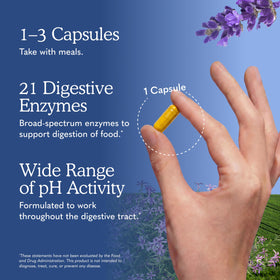 Garden of Life Omega-Zyme ULTRA bottle with a measuring spoon