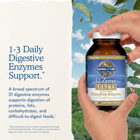 Garden of Life Omega-Zyme ULTRA packaging details