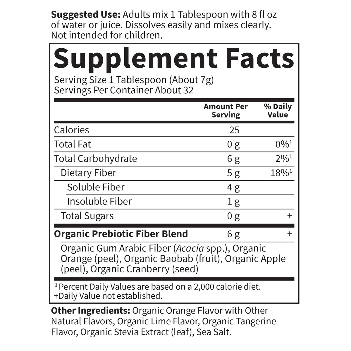 Garden of Life Poudre de Fibre Organique 240g en mélange avec un smoothie