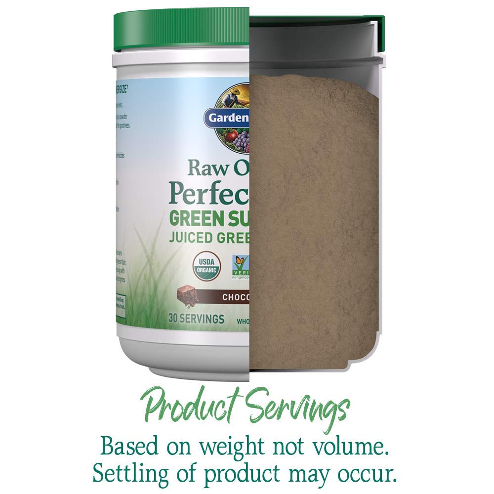 Garden of Life Poudre de Super-aliment Bio Chocolat 340g en préparation de smoothie