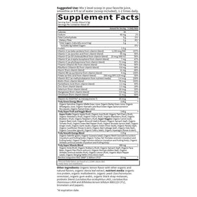 Garden of Life Poudre de Super-aliments Bio 322g en préparation de smoothie