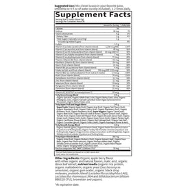 Garden of Life Poudre de Super-aliments Bio 350g Pomme Baie en utilisation