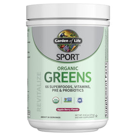 Garden of Life Poudre de Super-aliments Bio 350g Pomme Baie vue de face
