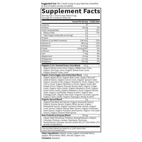 Garden of Life Poudre de Superaliment Bio Chocolat 60 Portions utilisation quotidienne