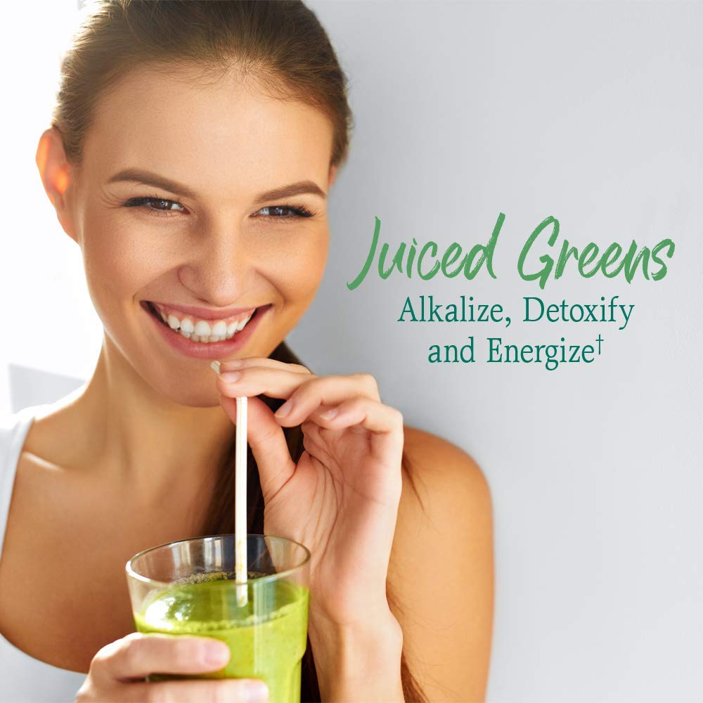 Garden of Life Poudre Juiced Greens 499g avec une cuillère de dosage