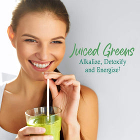 Garden of Life Poudre Juiced Greens 499g avec une cuillère de dosage