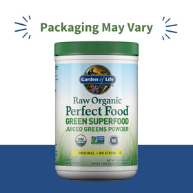 Garden of Life Poudre Juiced Greens 499g emballage