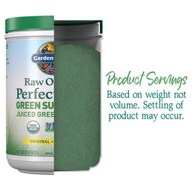 Garden of Life Poudre Juiced Greens 499g en vue de dos