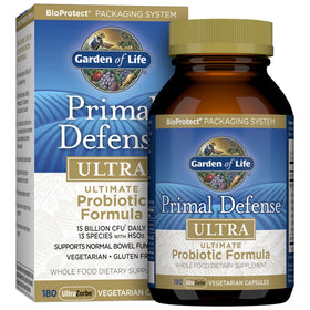 Garden of Life Primal Defense Ultra 180 capsules vue de face