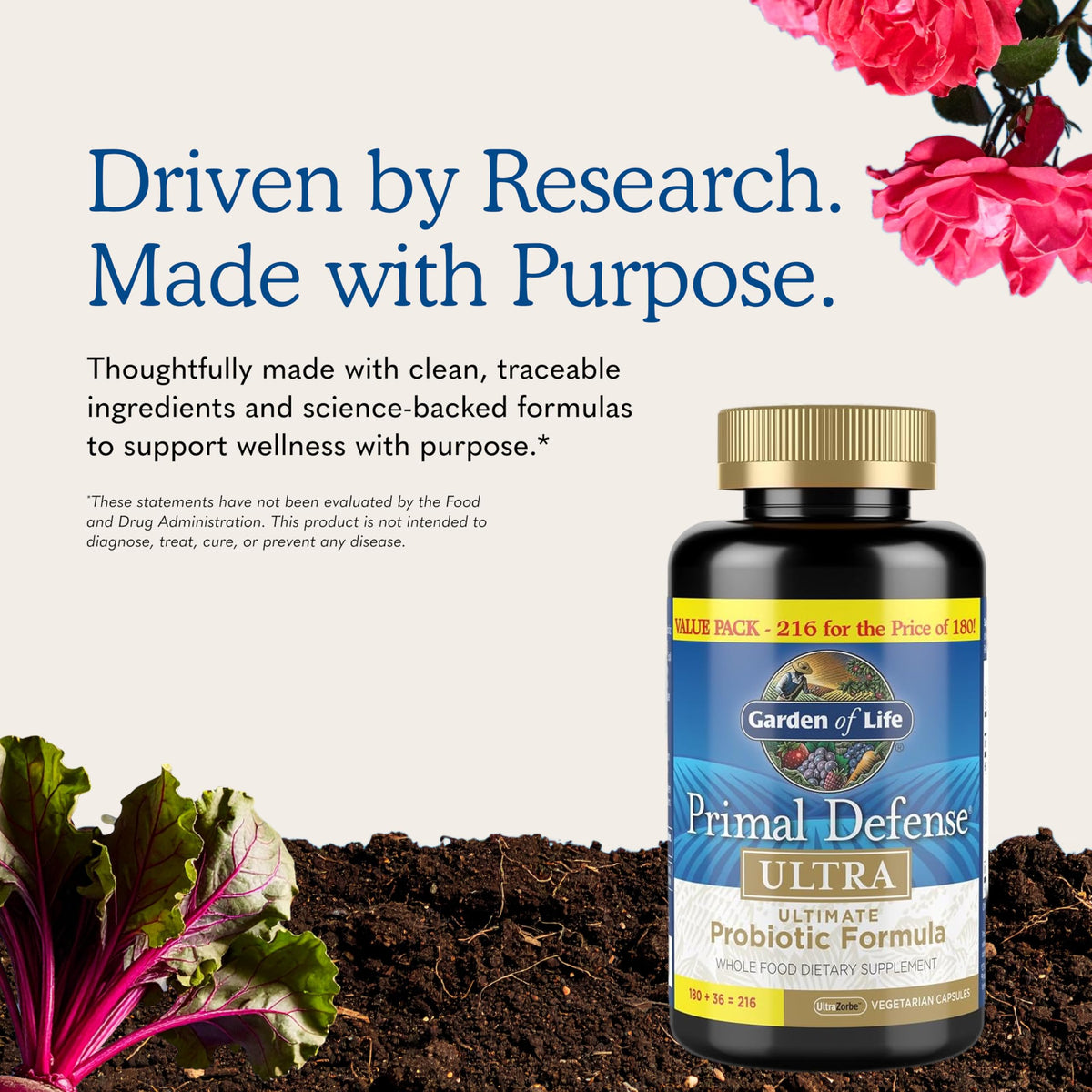 Garden of Life Primal Defense Ultra capsules close-up