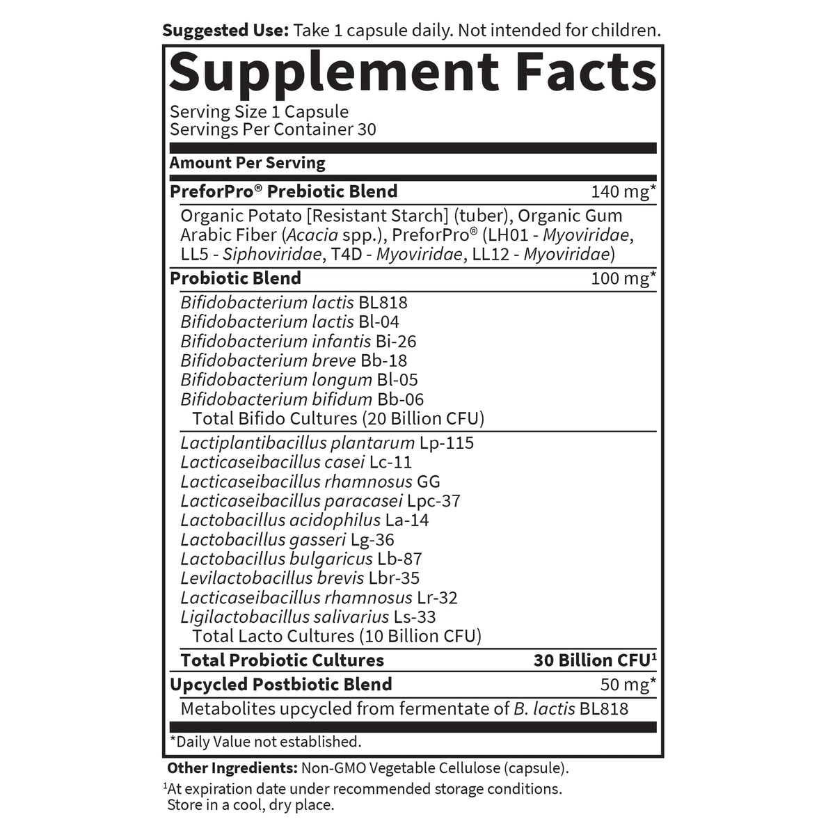 Garden of Life Probiotiques 30 Capsules Végétariennes prise en main