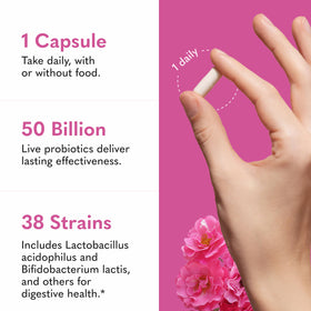 Garden of Life Probiotiques Brut Care Vaginal 50 milliards CFU - ingrédients