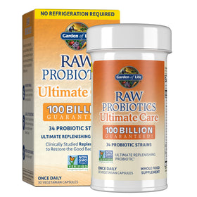 Garden of Life Probiotiques Bruts 30 capsules vue de face
