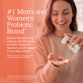 Garden of Life Probiotiques Bruts capsules ouvertes