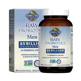 Garden of Life Probiotiques Bruts pour Hommes 240g vue avant
