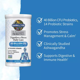 Garden of Life Probiotiques capsules avec Ashwagandha