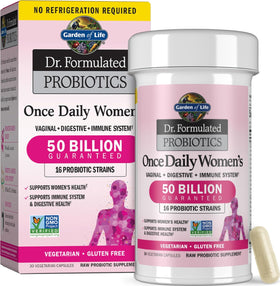Garden of Life Probiotiques pour Femmes 30 Capsules vue avant