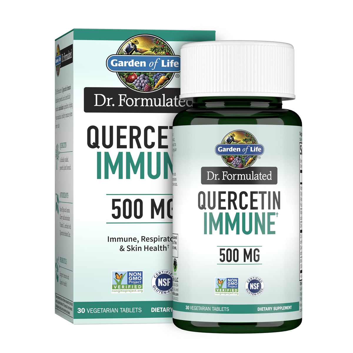 Garden of Life Quercetin 30 comprimés flacon avant