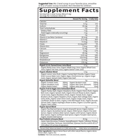 Garden of Life RAW Organic Perfect Food 340g mixed in a smoothie